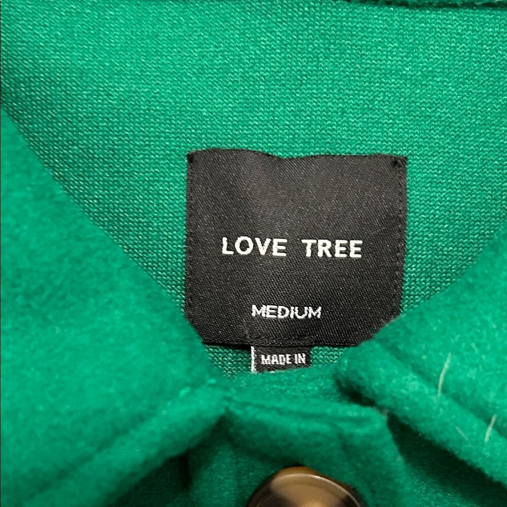 Love Tree Emerald Utility Jacket Blazer - Picture 2 of 9
